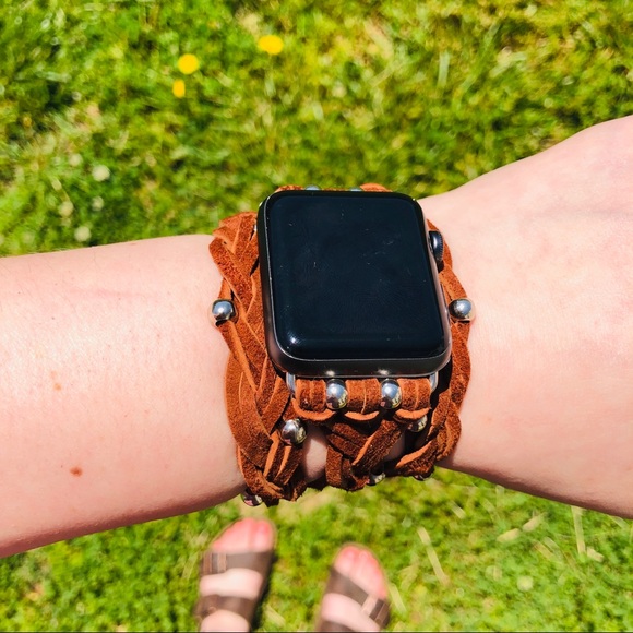 {KAMERON} Apple Watch band boho braided wrap strap - Picture 7 of 8